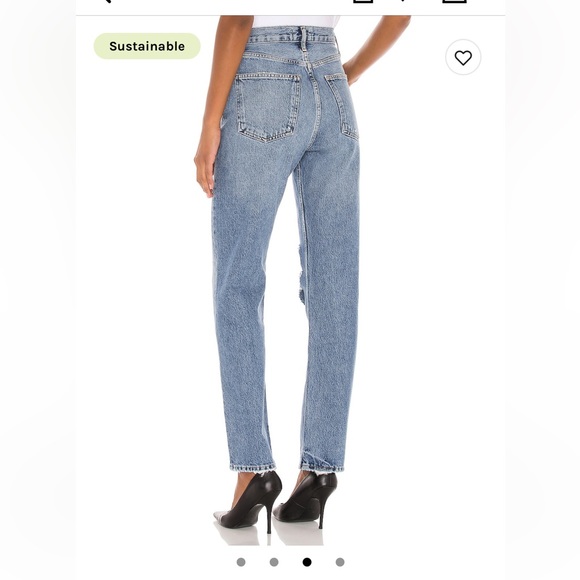 Agolde 90’s pinch waist blue jeans - Picture 4 of 4